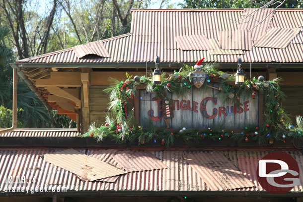 Next stop the Jingle Cruise.