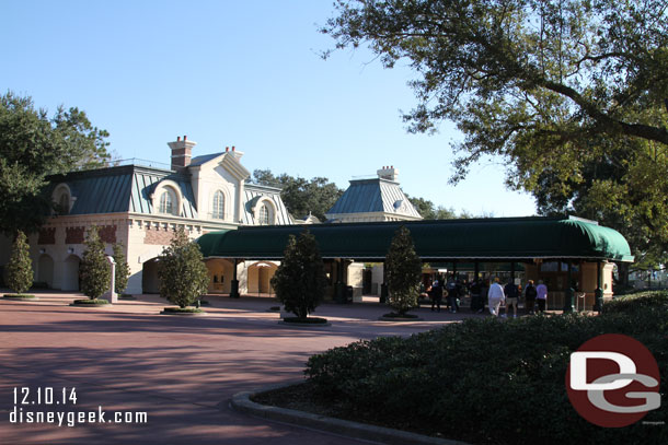 Arriving at the International Gateway to Epcot