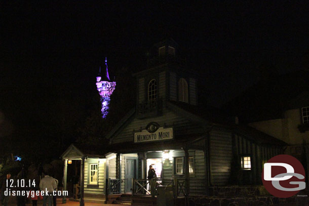 Memento Mori has opened since my April Trip.  The Tangled Tower in the Background.