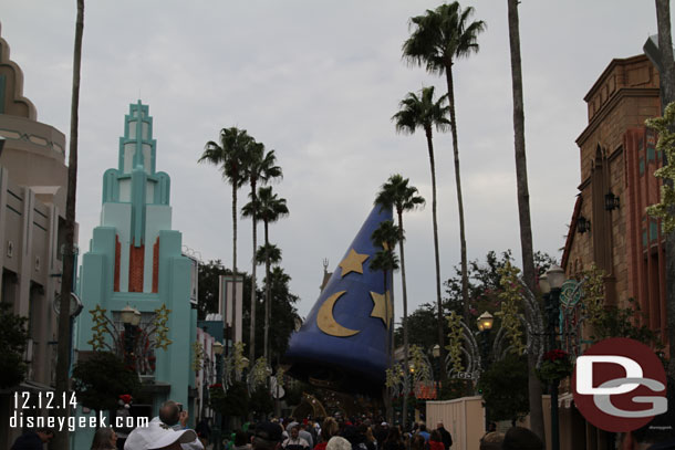 Looking forward to the hat being gone.. assuming it means clear views of the Chinese Theater again.