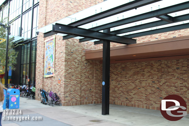 Stroller parking where the FastPass machines used to be.