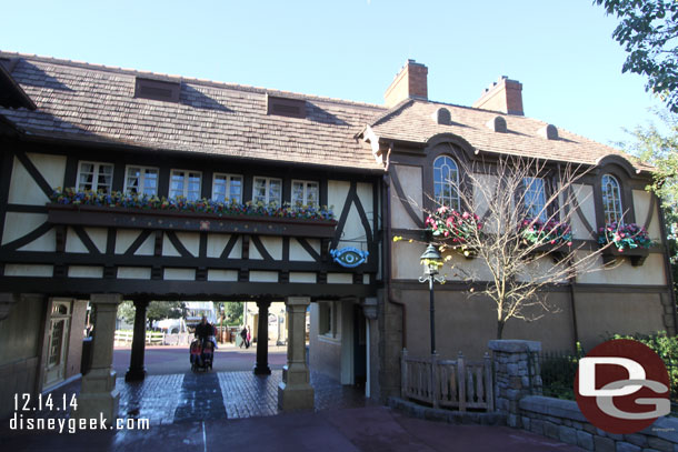 Walking toward Liberty Square.