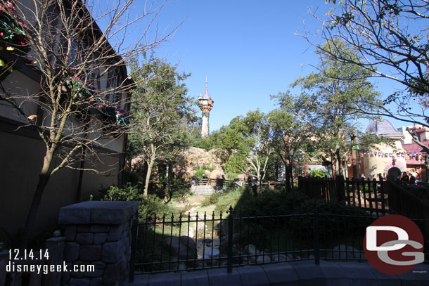 The Tangled Tower in the distance.