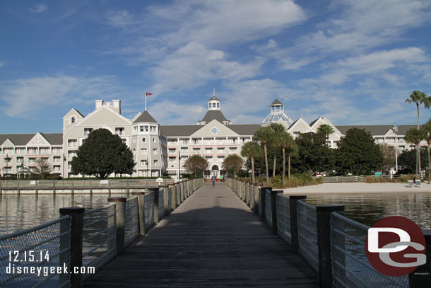 The Yacht Club from the pier