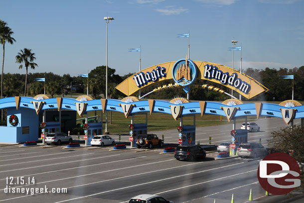 The Magic Kingdom toll plaza