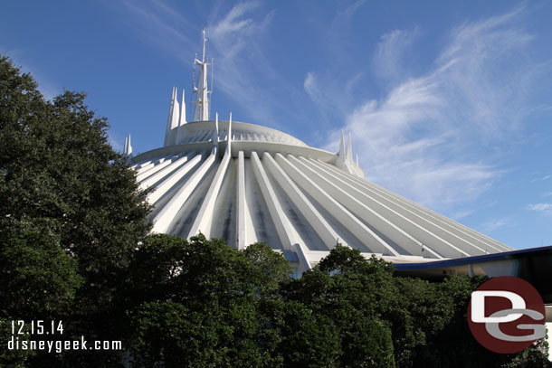 Space Mountain could use some cleaning.