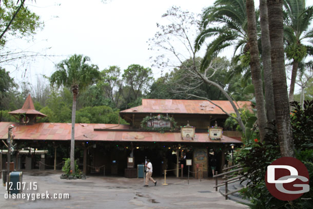 My first destination. The Jingle Cruise.