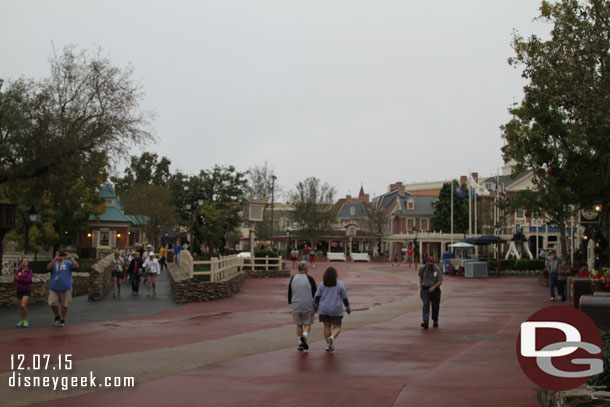 Made our way through Frontierland and Liberty Square.