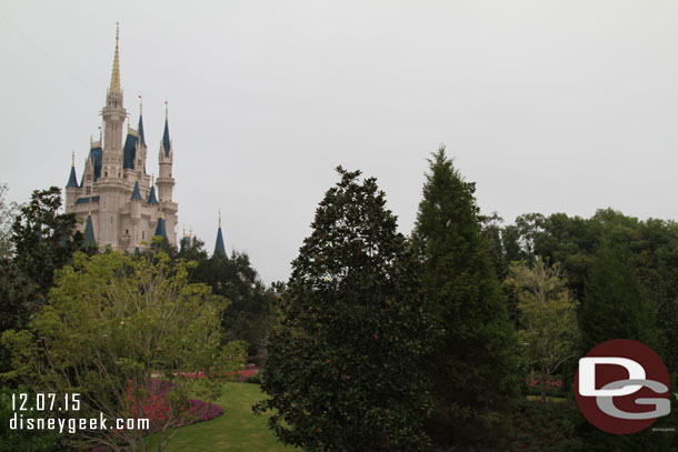 Interesting the rose garden was removed and its its place a forest.  I liked the rose garden walk better.