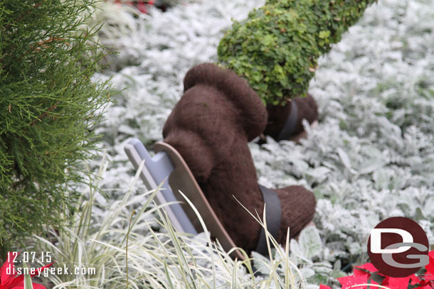 A closer look at Goofy.. he has ice skates on.