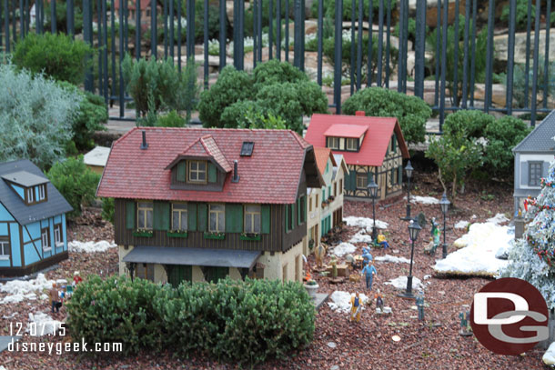 The model train village near Germany.