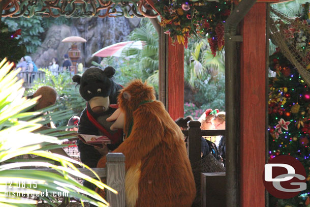 Baloo & King Louie in their location.