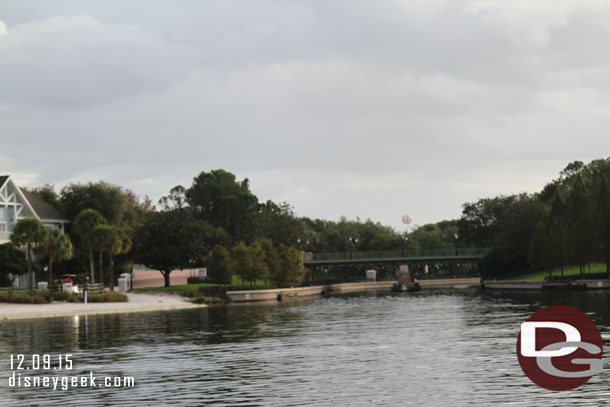 Noticed the Characters in Flight balloon up this morning at Disney Springs