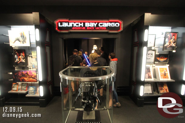 You exit into the Launch Bay Cargo store.