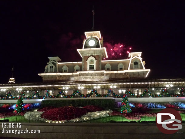 Wishes from the front entrance.