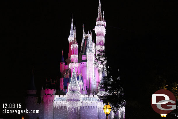 Waiting for the Main Street Electrical Parade.