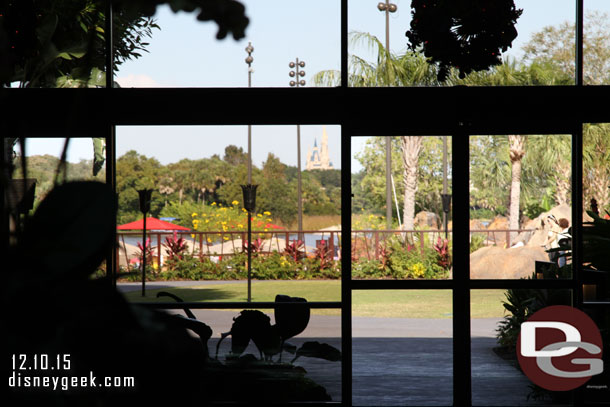 Cinderella Castle is visible in the distance.