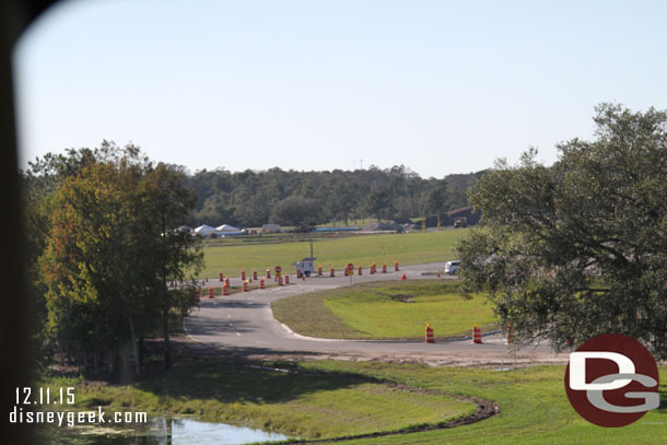 Looking toward where the race track used to be.