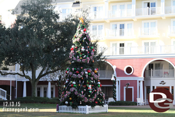 The Christmas Tree at the Boardwalk.