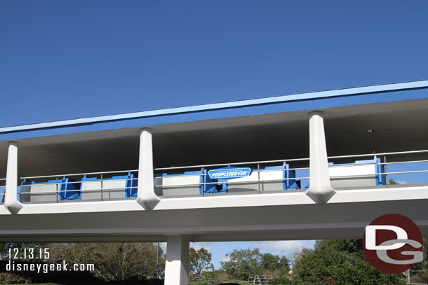 The Peoplemover was stopped