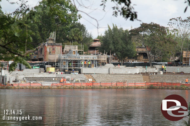 A quick look at the Rivers of Life construction area, nothing too different going on today.