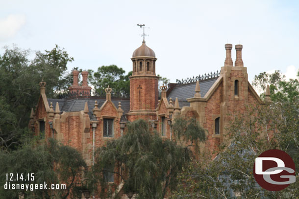 The Haunted Mansion from the Liberty Belle