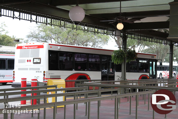 The newest buses list their destinations on the back too.