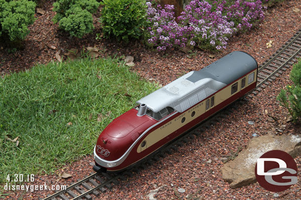 A model train near Germany.
