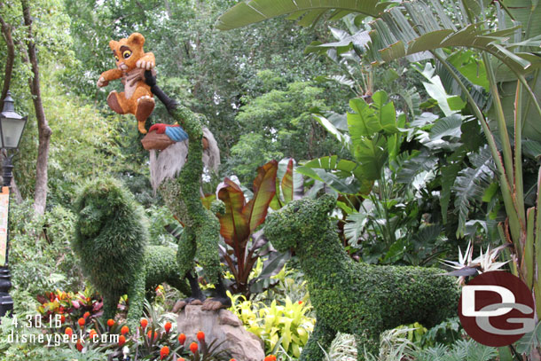 The Lion King group near the Outpost.