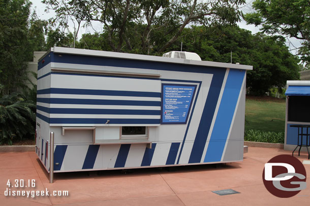 This dining location near Test Track seems to always be closed, must be my timing.