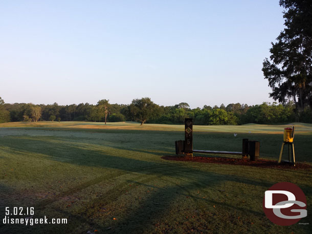 The tee box for #5 and beyond you can see #7 coming back.