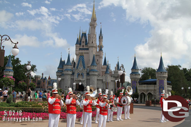 The Main Street Philharmonic was out in the hub performing so we stopped to listen to a few songs.