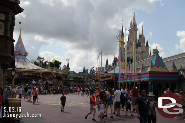 Back in Fantasyland with a half hour or so until my next FastPass+