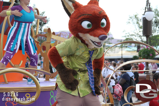 Nick Wilde from Zootopia is part of the party now.