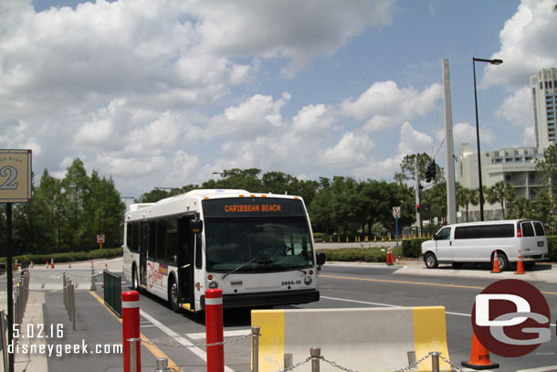 Arrived at Disney Springs about 50 minutes after leaving the Magic Kingdom.