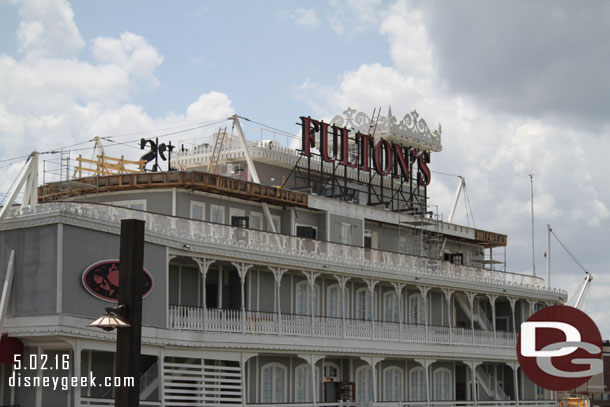 The other side of Fultons as it slowly becomes Paddlefish.