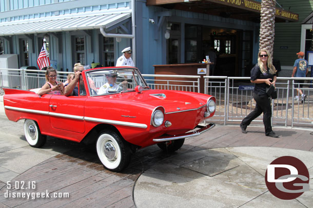 A steady stream of cars coming and going this afternoon.