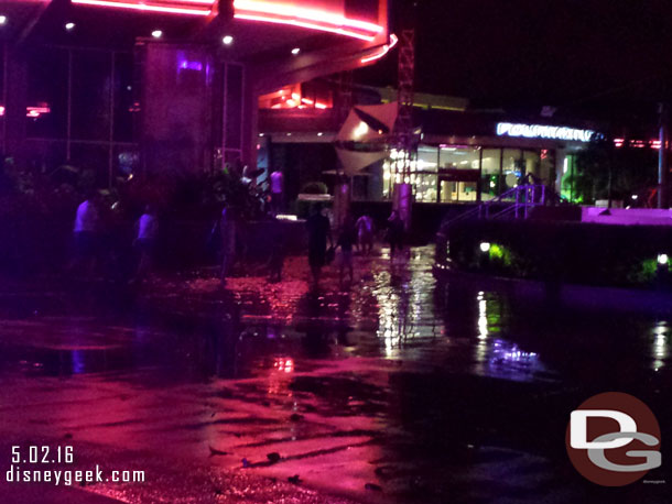 More flooding in Future World.  The left side.