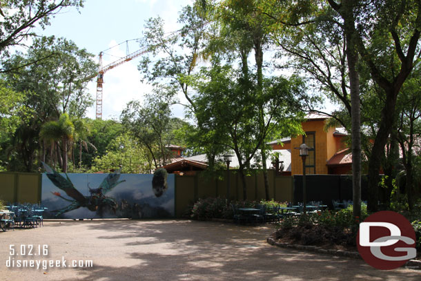 All quiet down the path toward Tiffins and Pandora.