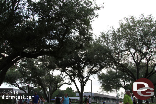 Only 22 minutes from the previous  picture to this one at the Epcot bus stop.  Not too bad.