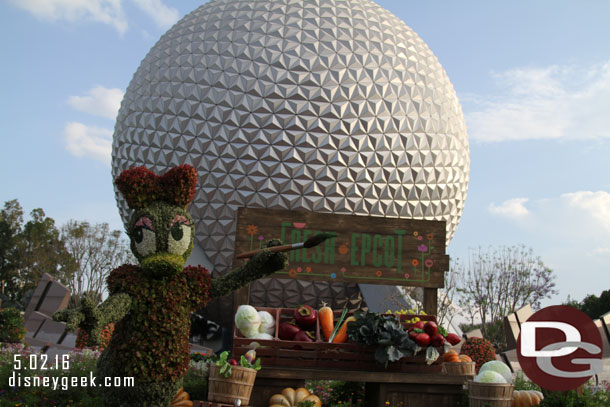 Daisy greets you this year at the Flower and Garden Festival.