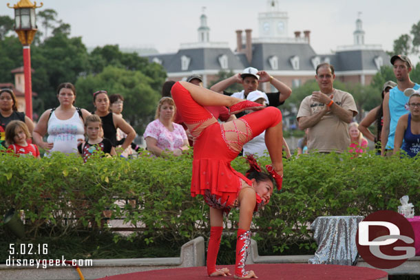 Stopped by China and caught a performance of the Jeweled Dragon Acrobats