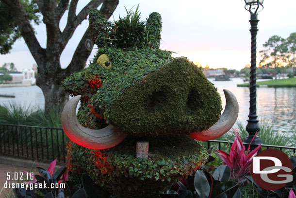 Pumba Topiary