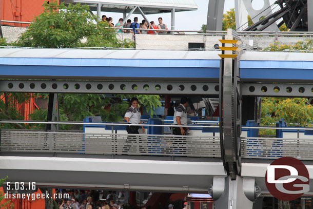 They then set off to evacuate everyone.  Which takes a while thanks to the distance the Peoplemover travels.