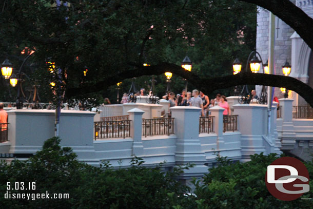 The new castle walkway and iron work (well new to me since December).