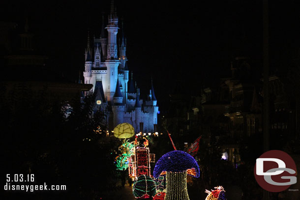 I always enjoy the long shot of the parade.  