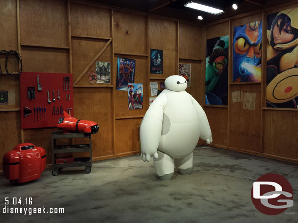 Baymax was out.