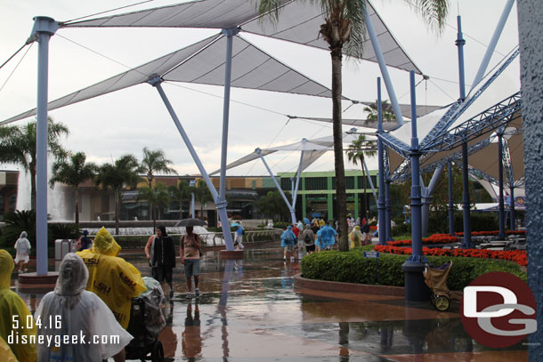 It was still raining when I exited so  I walked across to the other side of Future World.