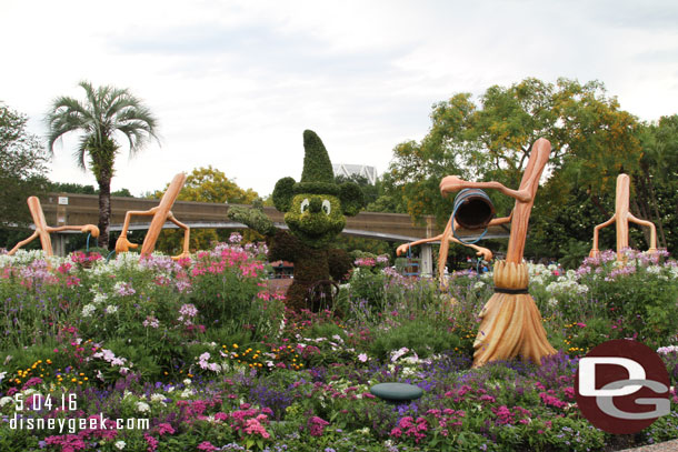 A Fantasia set of topiaries