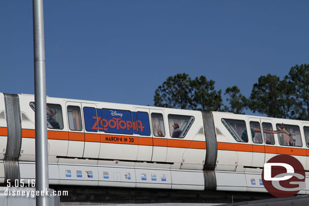 Monorail Orange sports a Zootopia wrap still